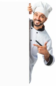 Chef cuistot Corse heureux de découvrir Corsica Tourisme